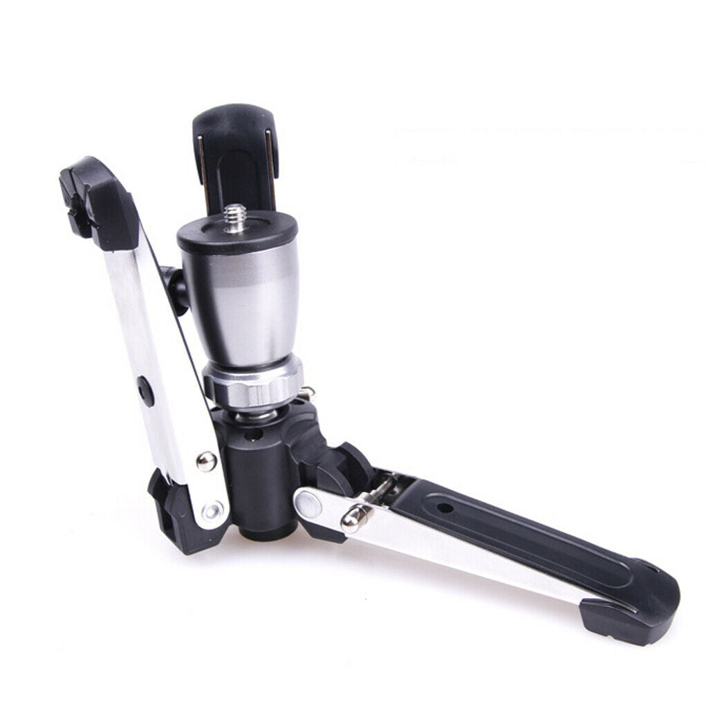 Portable Monopod Base 1/4inch Tripod Adapter Legs Support For DSLR Camera