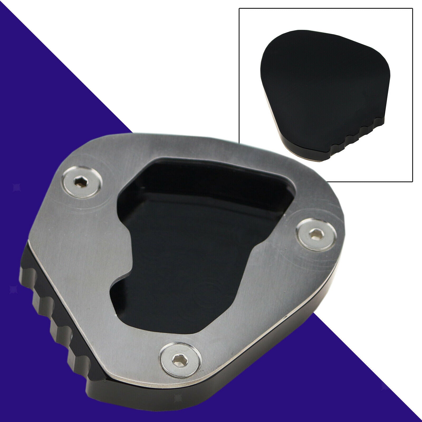 Kickstand Pad Foot Side Stand Enlarger Plate for Yamaha Tenere700/XTZ700