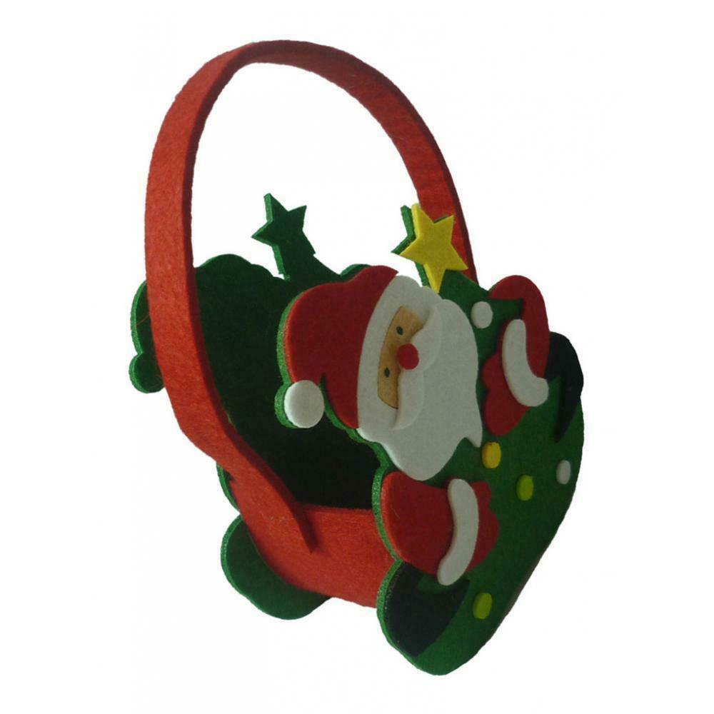 Cloth Christmas Candy Bag Gift Bag for Wedding Holiday New Year Green