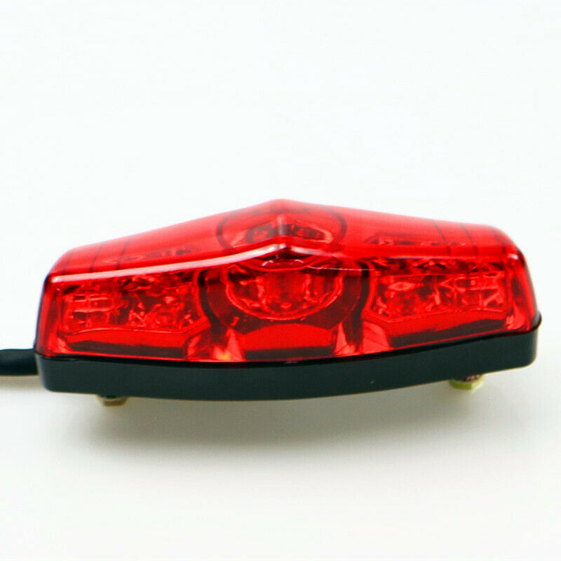 Red LED Tail Brake Stop Light Dual Sports Off Road ATV Dirt Cruiser Choppers