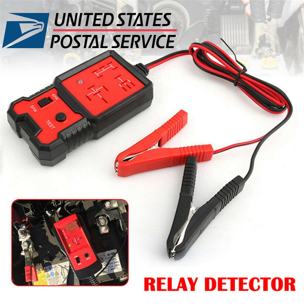 Portable Electronic Automotive Relay Tester 12V Diagnostic Auto Battery Checker
