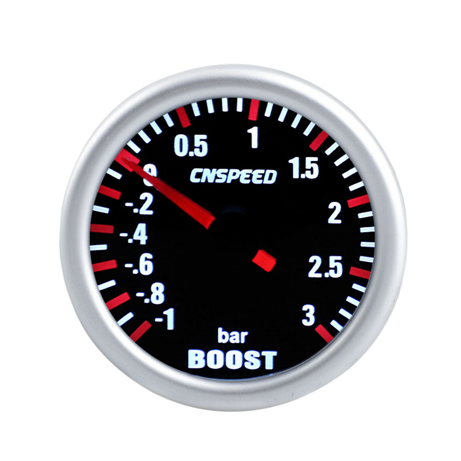 Car Turbo Boost Gauge 12V -1~0~3 BAR 2 52mm LED Display High Sensitivity
