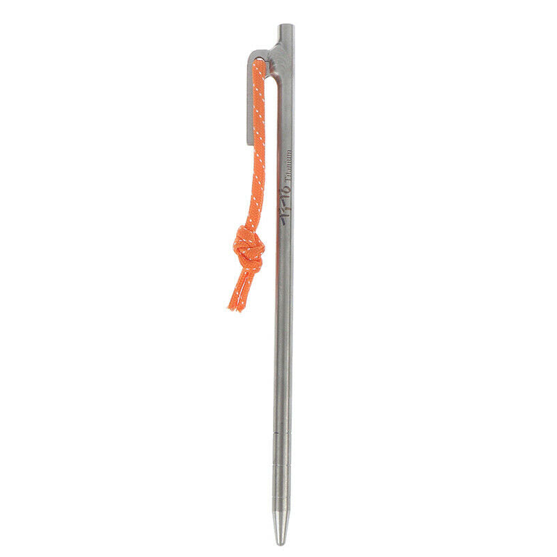Outdoor Tent Peg 20cm High Strength Titanium Tent Nail Stake Tent AccessoriY SJ