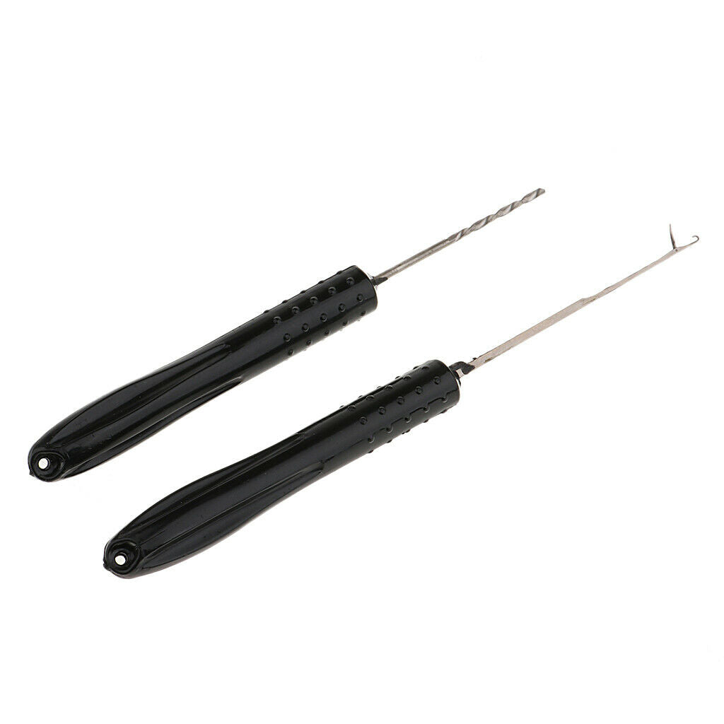 Baiting Needle Tool Stainless Steel Latch Needle Drill for Carp Fishing Rigs