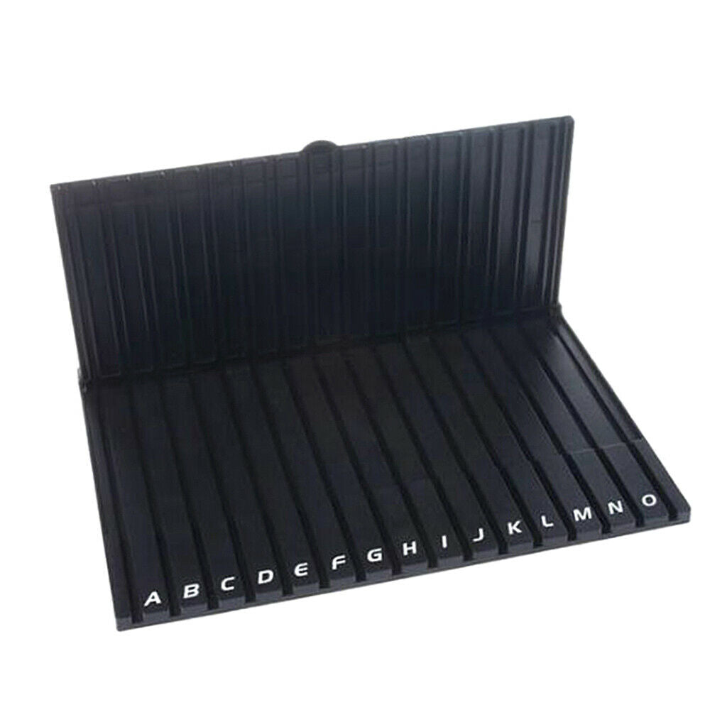 Plastic TG Pieces Shelves Placement Rack for Gundam Parts Black 20x20cm