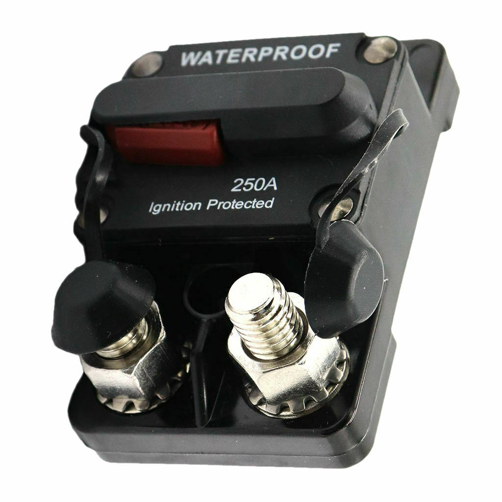 1 piece 250A manual reset circuit breaker for boat, marine,