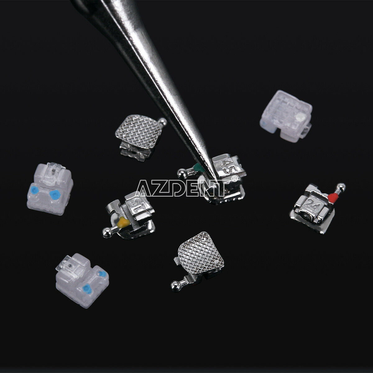 Damon Clear Style Dental Ortho Self Ligating Ceramic Brackets MBT 022  U/L 4 5