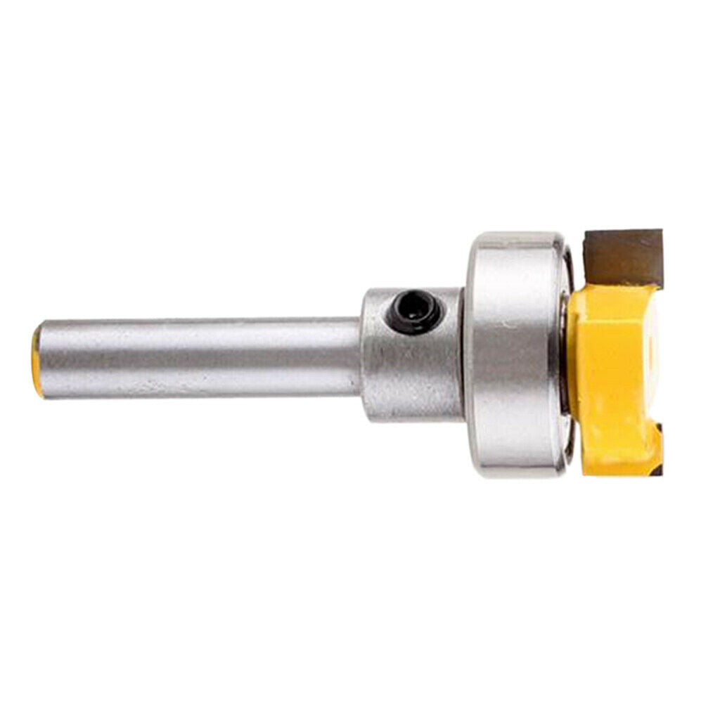 Flush milling cutter with ball bearing at the top, shaft diameter 6mm, made of