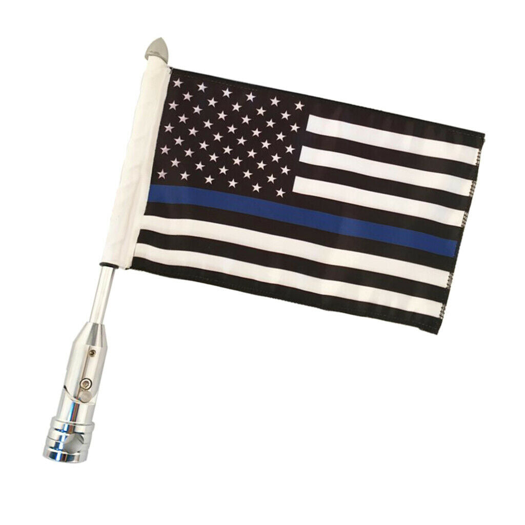 US Blue Flag Luggage 9 '' X 6 '' Adjustable + Roof Rack Pole