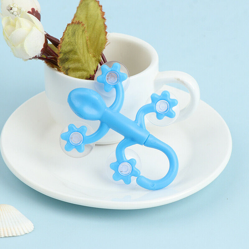 Gecko Wall Hook Hanger With 4 Strong Suction Cup For Kitchen Bathroom Acc.l8