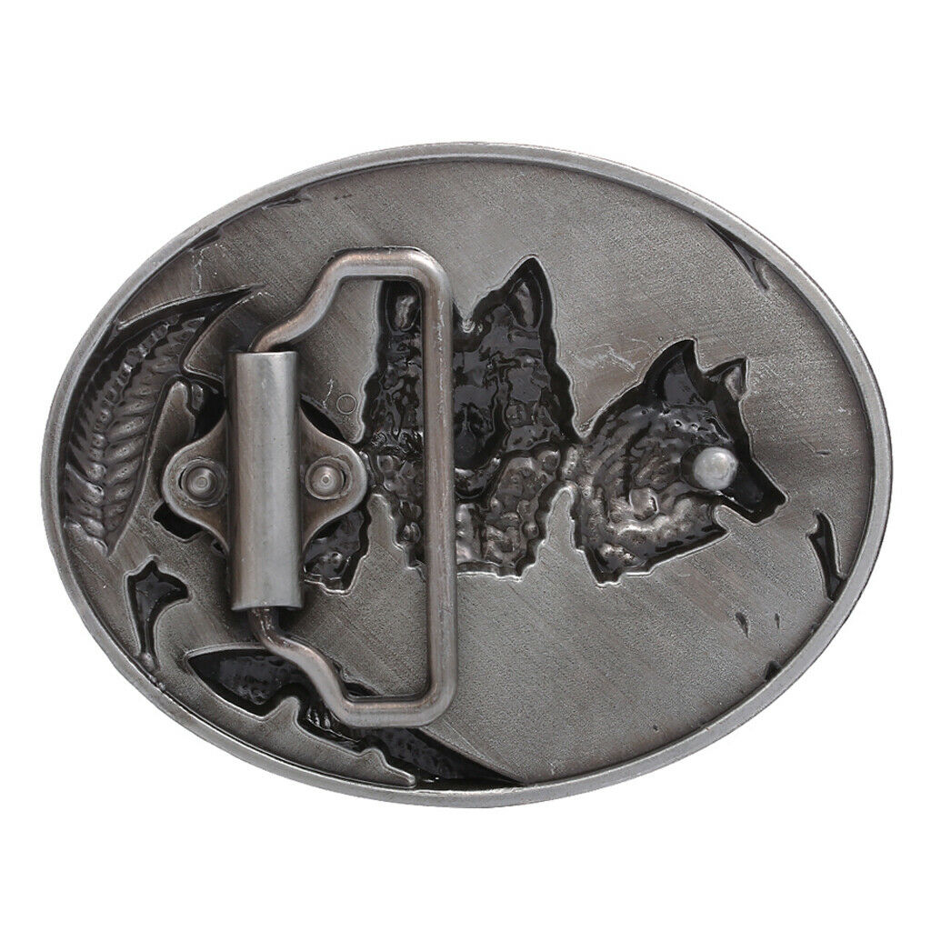 Retro Western Cowboy Metal Rodeo Animal Belt Buckle