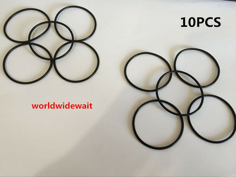 10Lots 80mm x 75.2mm x 2.4mm Black Rubber Sealing Washers Oil Filter O Rings