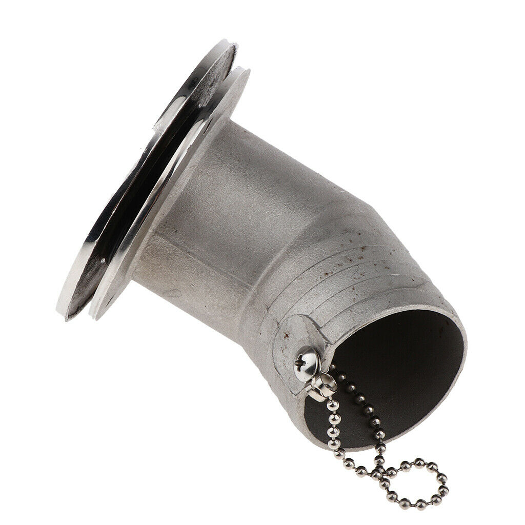 Boat Deck Fill / Filler Keyless   - 2" (50mm) 316 Stainless Steel Waste