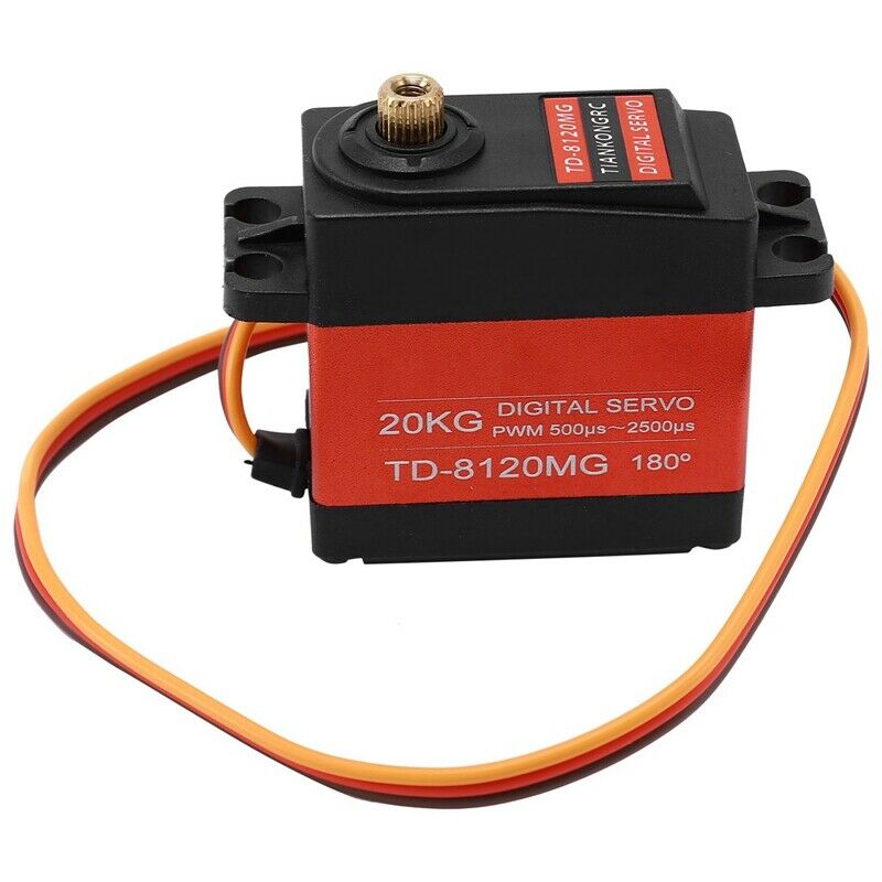Td-8120Mg Waterproof Metal Gear Digital Servo With 20Kg High Torque 180Angle FN2