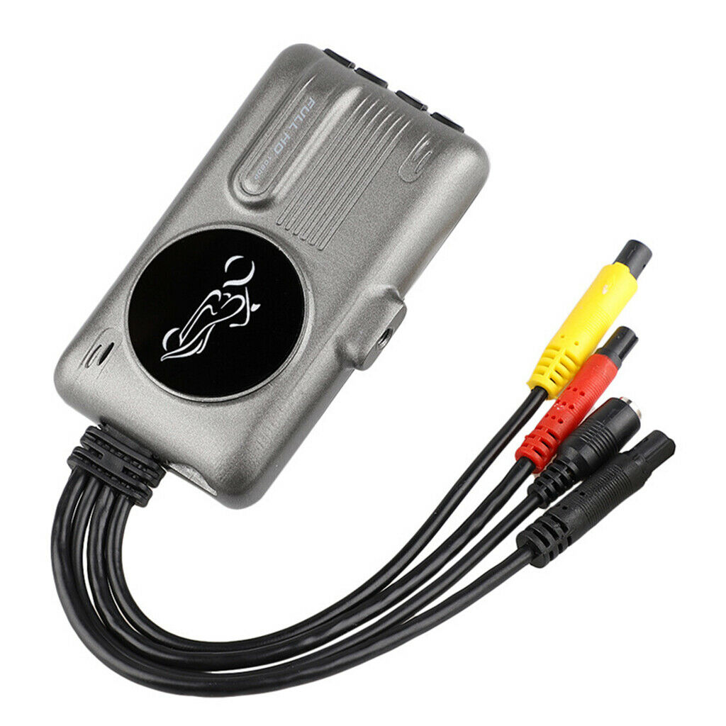 New 2'' Front Motorcycle Video DVR Hd Waterproof Recorder CCD Box Black