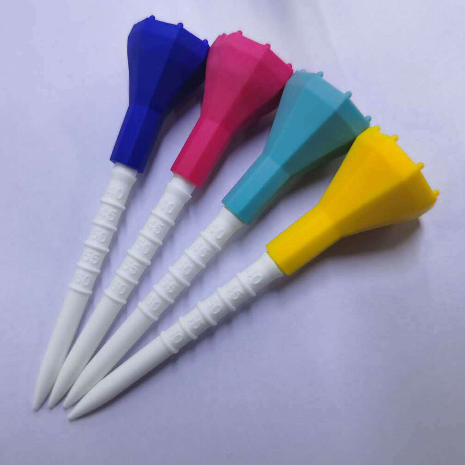 5Pack Golf Tees 87mm Reusable Big Cup Rubber Cover Top Golf Tee Ball Holder