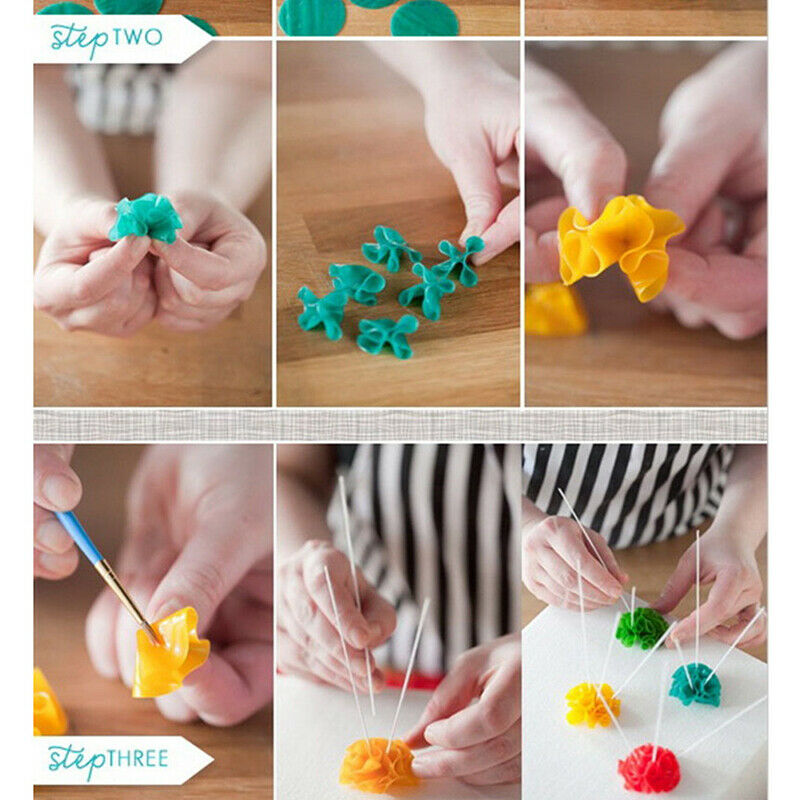 5Pcs DIY Round Polymer Clay Cutter Molds Pottery Ceramic Cutting Mould To.l8