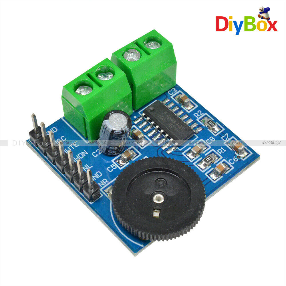 Mini PAM8403 2-Channel Double Track Power Amplifier Module Volume Adjustment