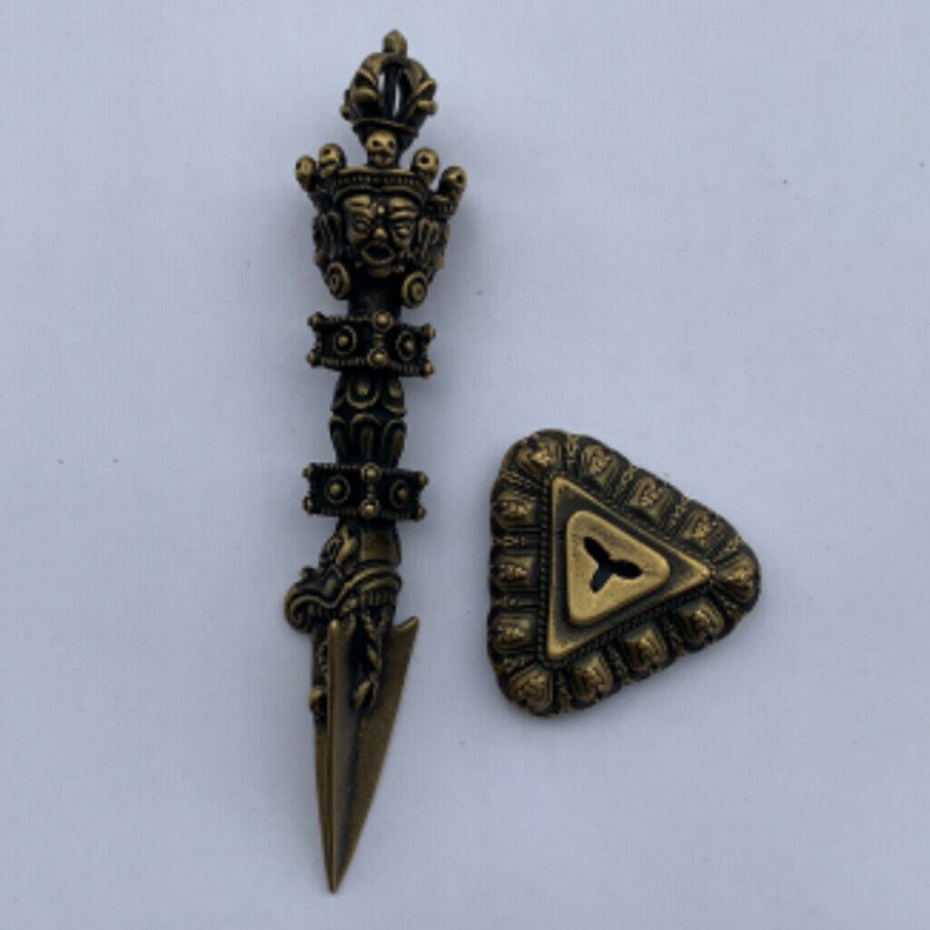 Phurba Dorje with Base Pendant Jewelry Buddhist Car Decor Collectibles