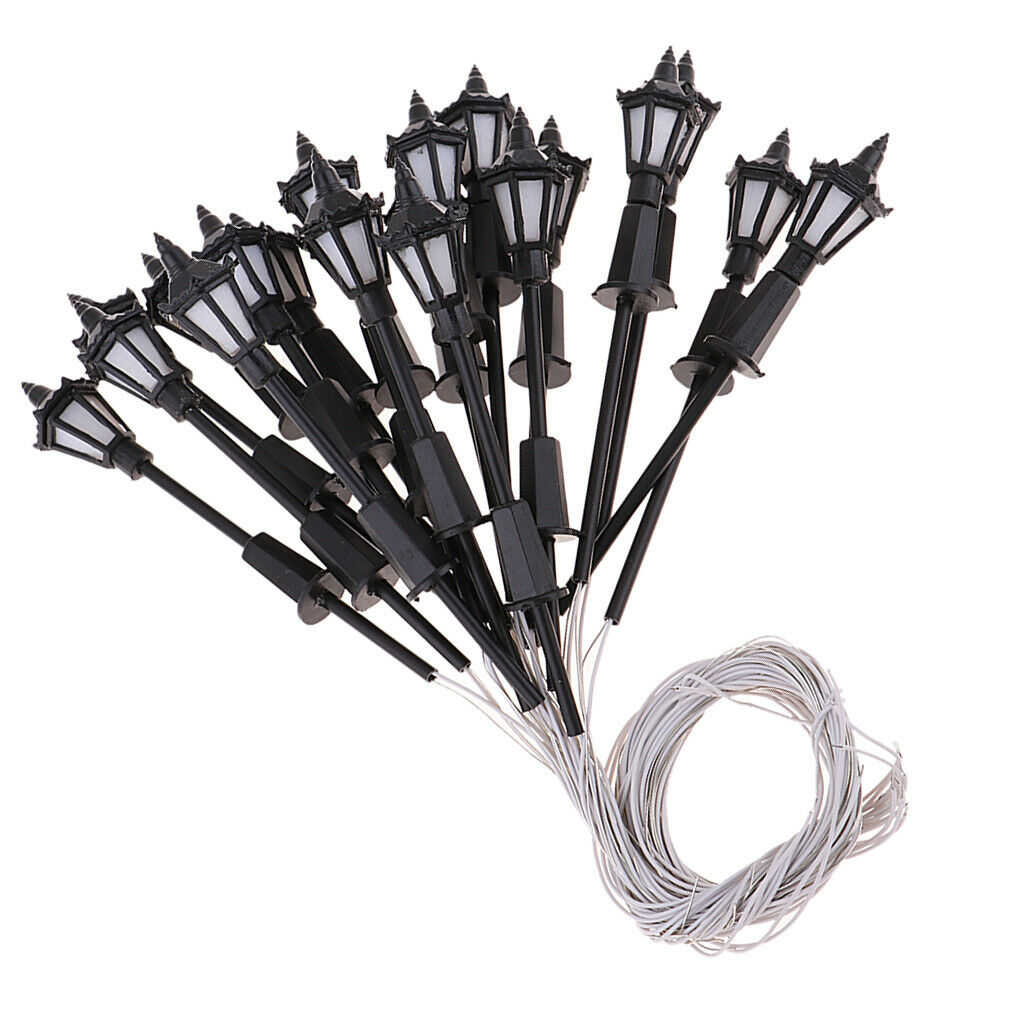 80x 65mm 1:150 Scale LEDs Lights for Street Garden Train Building Diorama
