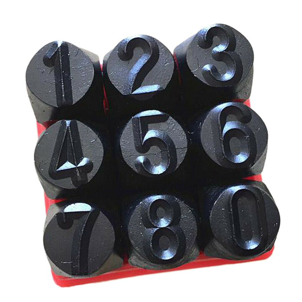 2Set Alphabet Numbers Stamps Craft Letter Punch Metal Leather Tool NumberA+C