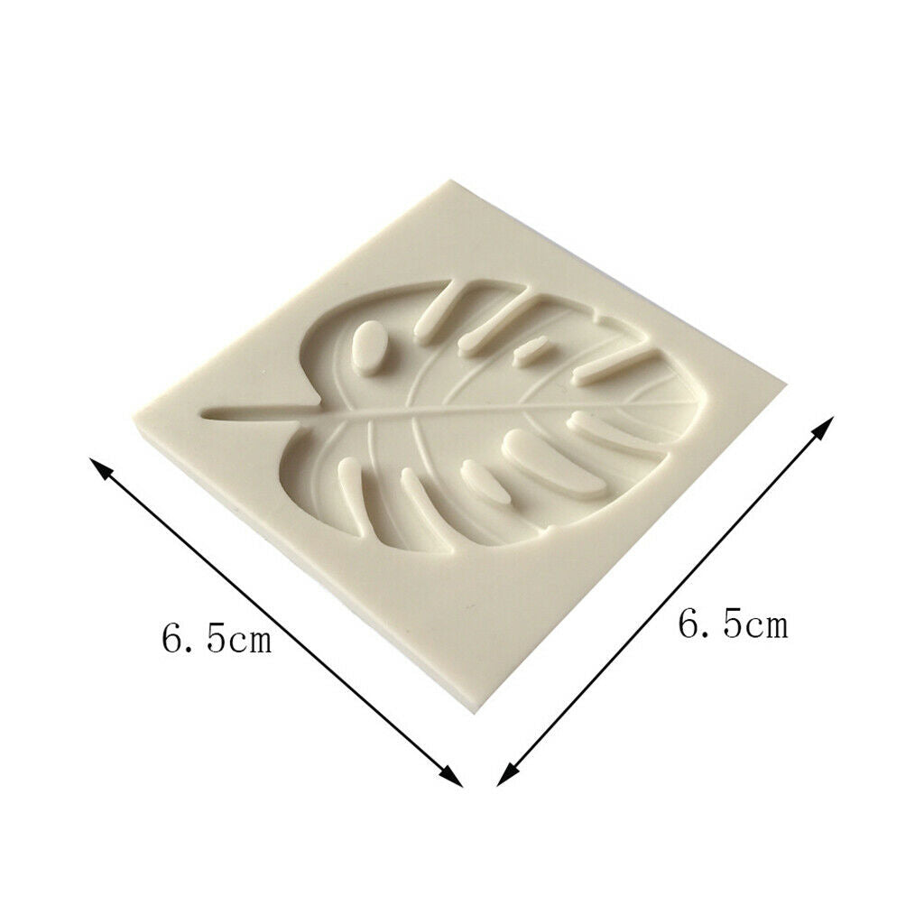 5 Pcs Leaf Silicon Mold Fondant Cake Decorating Tools Baking Mould DIY Craft