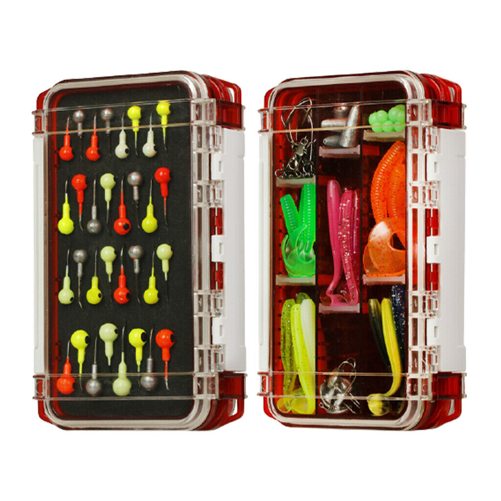 Fishing Accessories with Tackle Box Hooks Lures Fish Case Fishing Tool