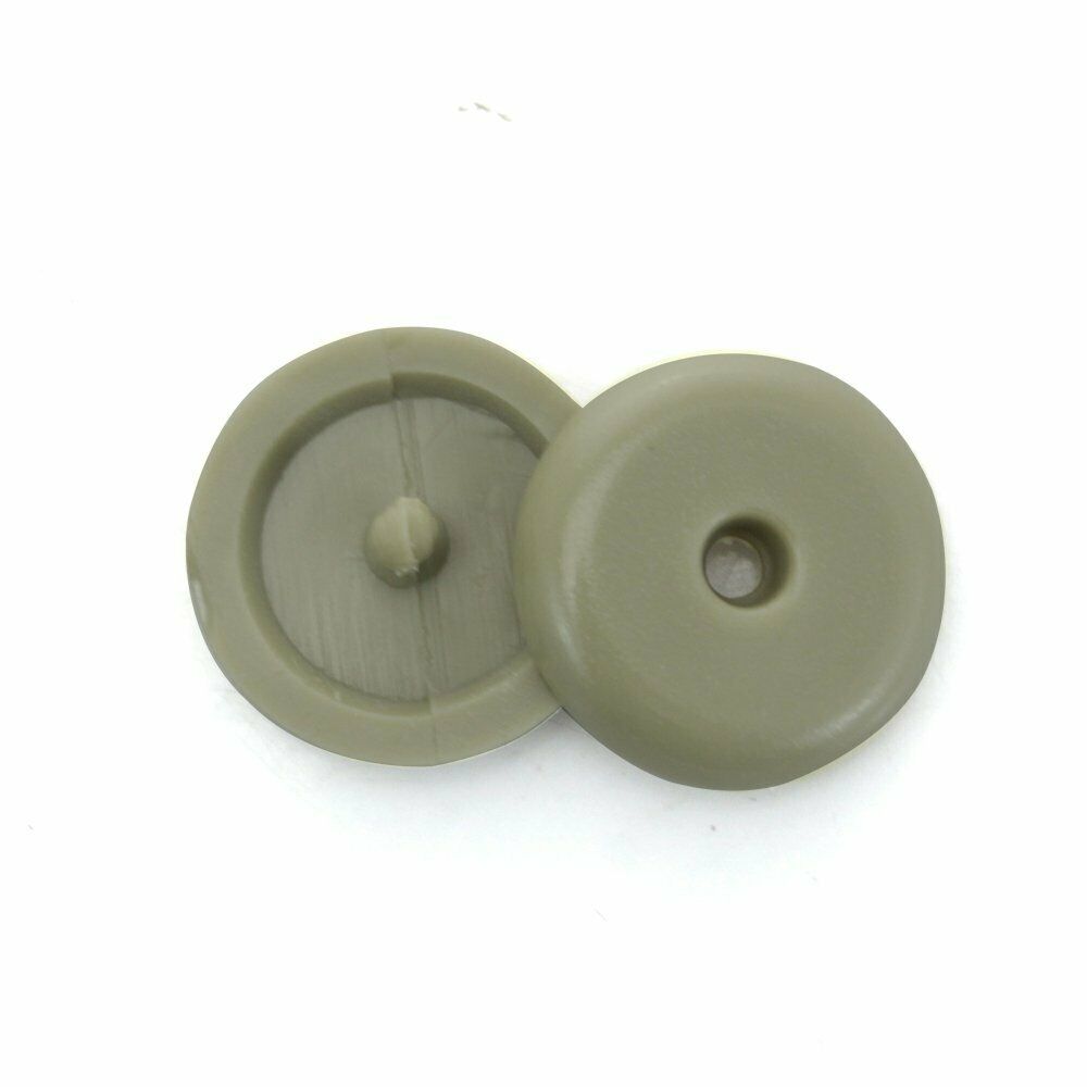 20 pairs Snap-on style Seat Belt Buckle Buttons Holder stopper Pins Color beige