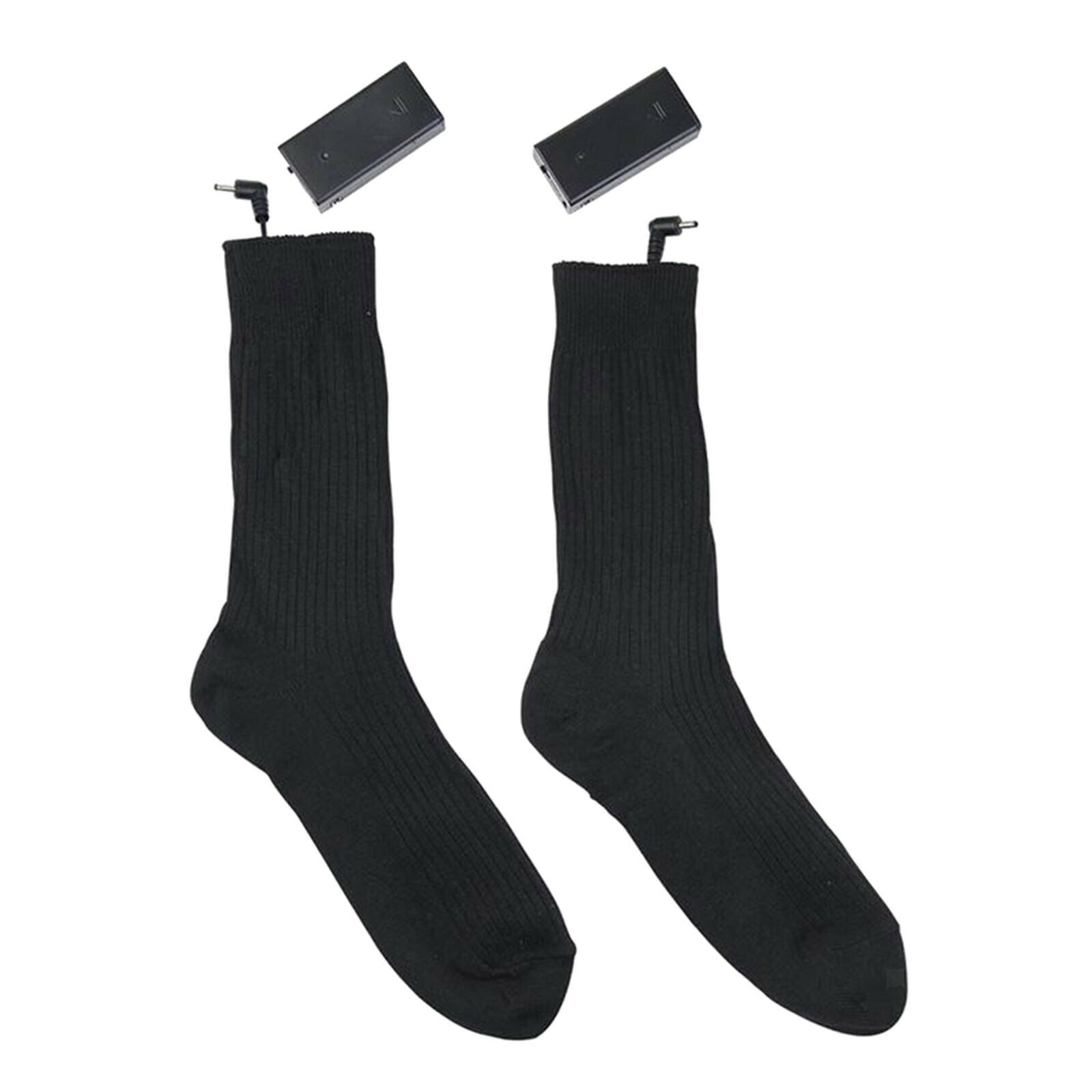 1Pair Electric Heated Socks Battery Foot Winter Warm Equestrian Fishing