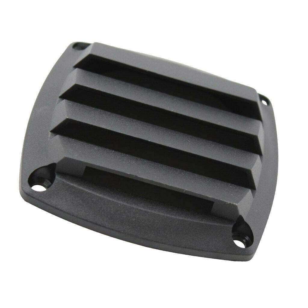 3 Inch Louvered Vents Style Boat Marine Hull Air Vent Grill Cover - Black