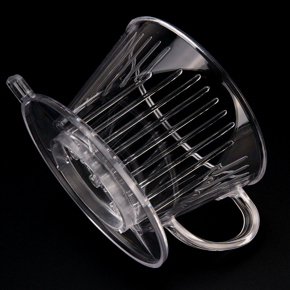 Clear Coffee Filter Cup Cone Drip Dripper Maker Brewer Holder Plastic Reus  Tt