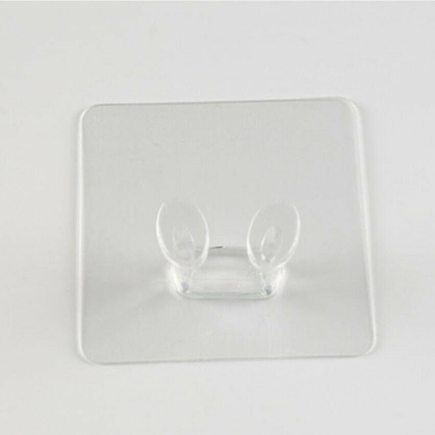 Transparent Power Plug Hooks Kitchen Organizer Adhesive Storage Rack 5 PCS/Lot