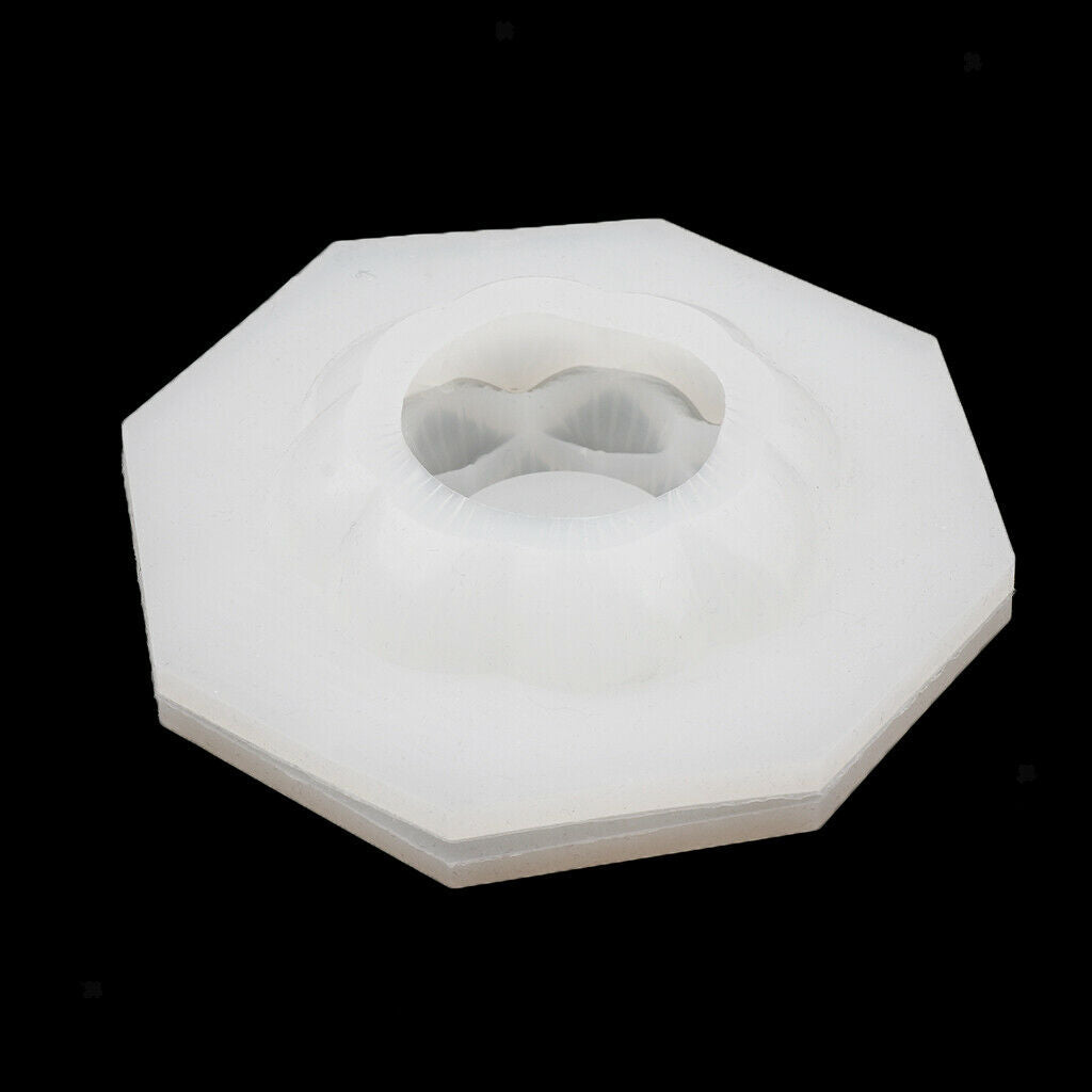 Lotus Flower Shape Candle Mould Soap Mold for DIY Candle Making 5.5x2.7cm
