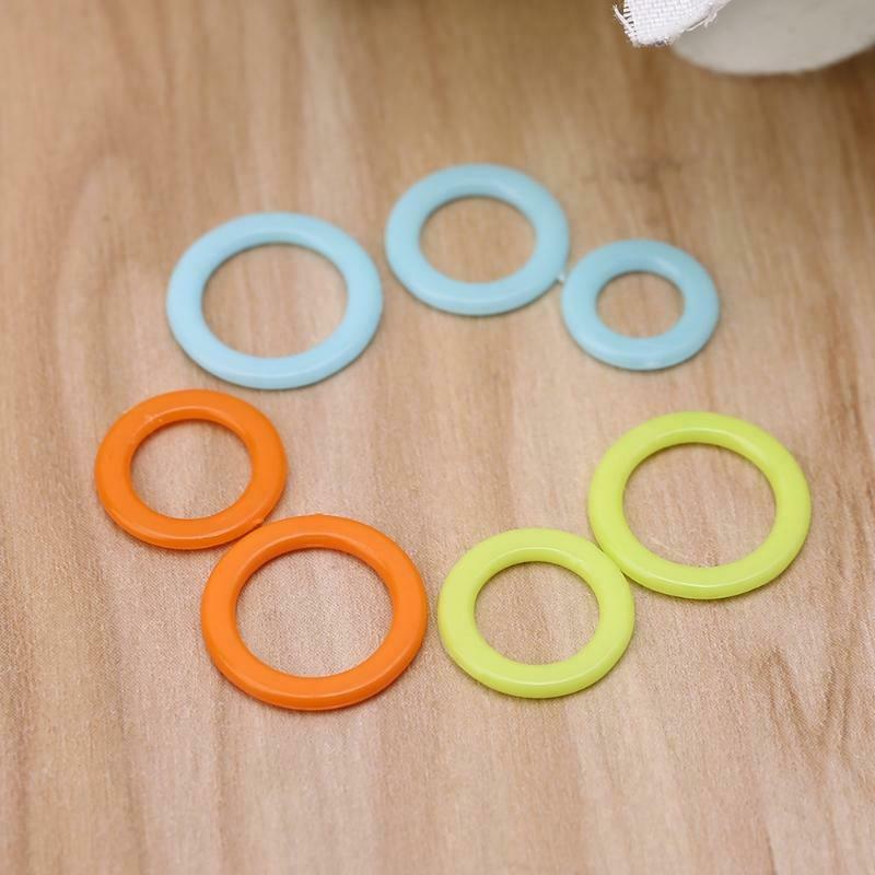 150pcs Round Knit Knitting Marking Circles Rings Marker Crochet Stitch DIY Craft