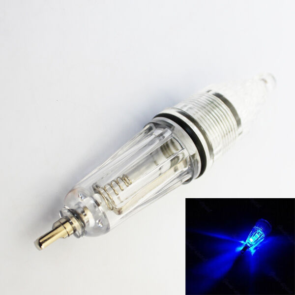 Blue Flashing LED Deep Drop Underwater  Bait Light 12cm Fishing Squid Fadd.l8