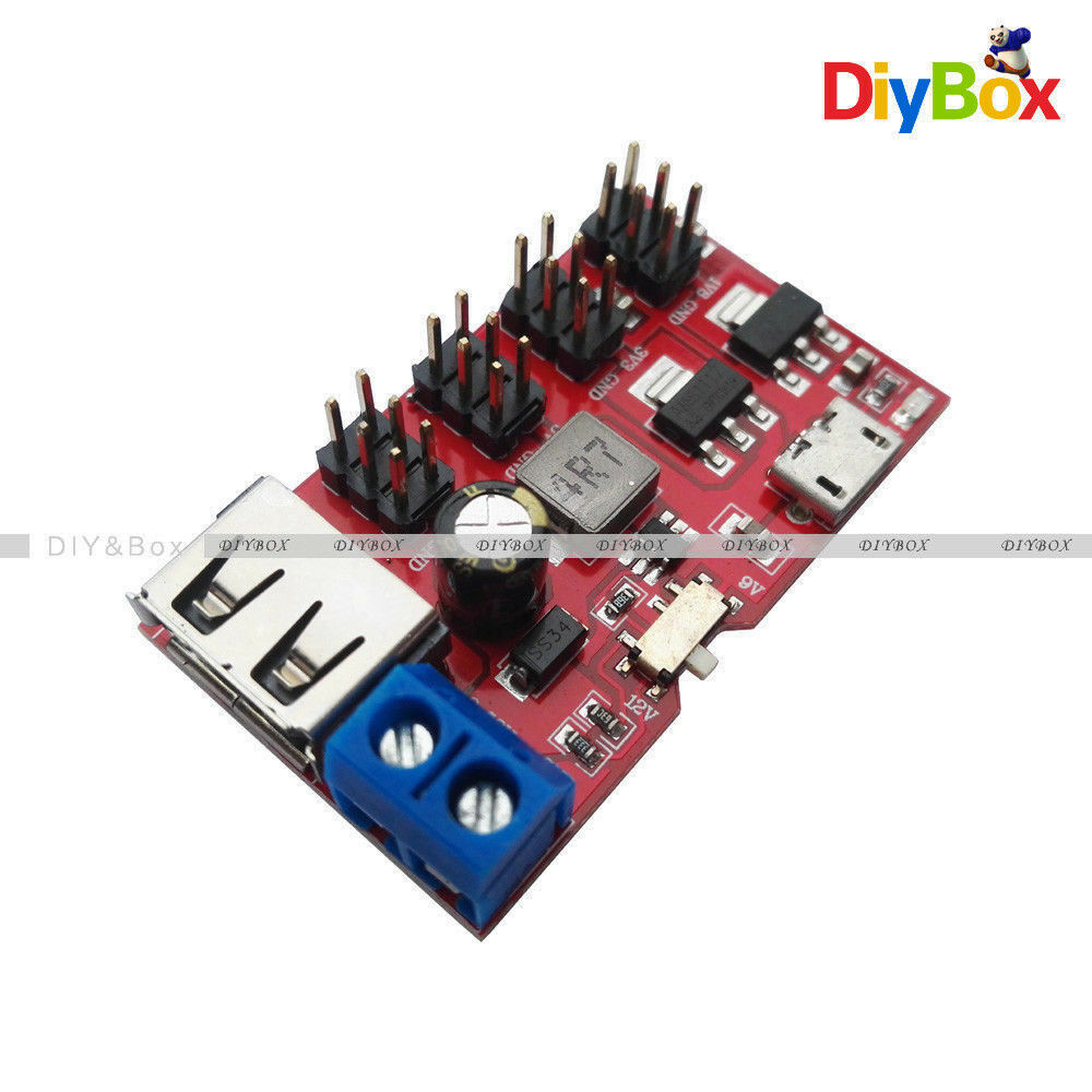 Micro USB 5V to 1.8V/3.3V/5V/9V/12V Power Module Breakout DC to DC USB