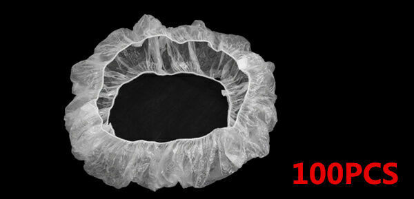 100pc Universal Clear Plastic Disposable Steering Wheel Cover for Auto Car Truck