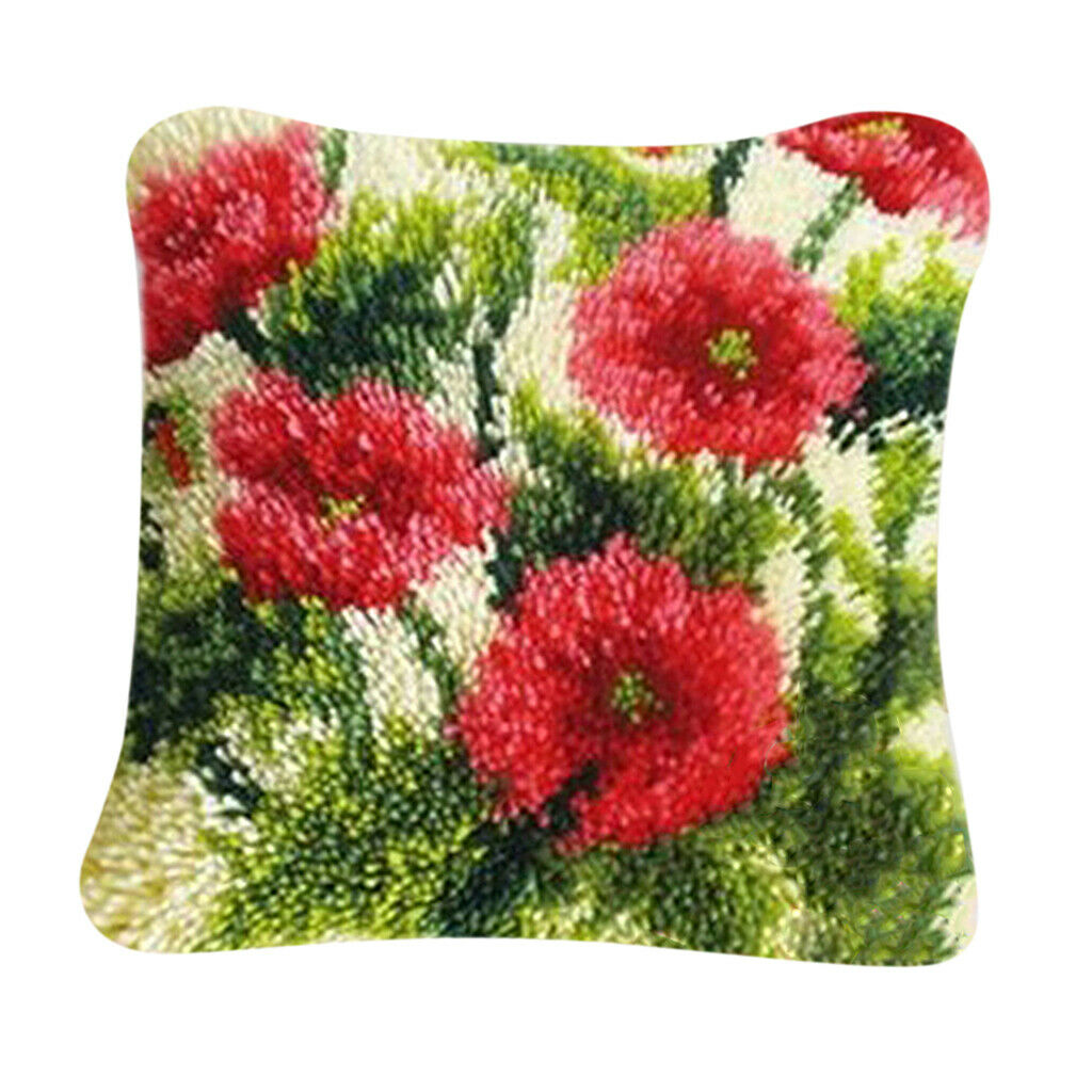 Latch Hook Kit Beginner Friendly Flower Grass Design Latch Hook Kits Set