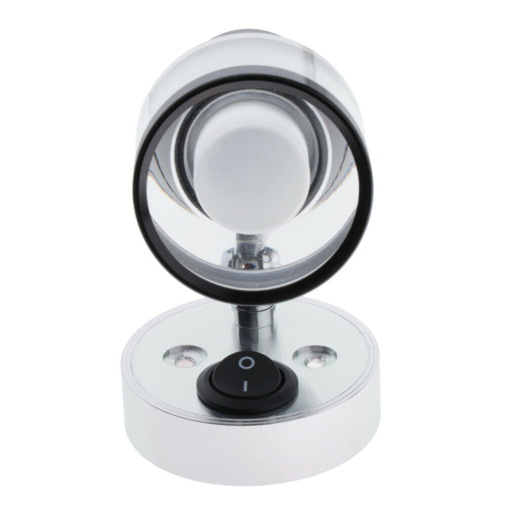 1 Pieces 12V LED Reading Light RV Boat Bed Wall Table Light Lamp 3w Trailer