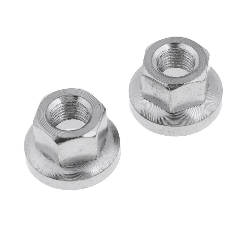 Pack 2 Bicycle Wheel Nuts Replacement - Universal for MTB Road Mountain Bike