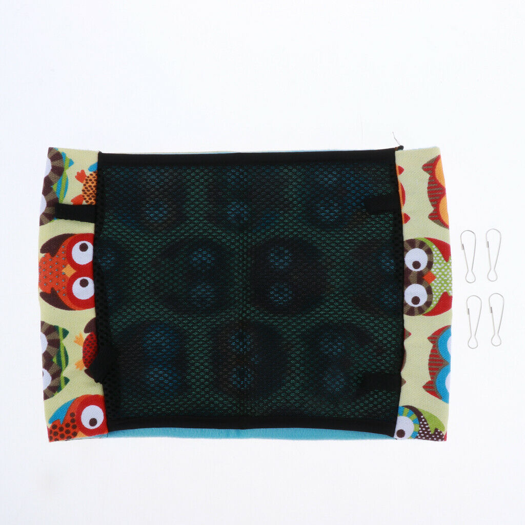 Hamster Hammock Small Animal Play Sleep Hamster Bed Nest Owl Print