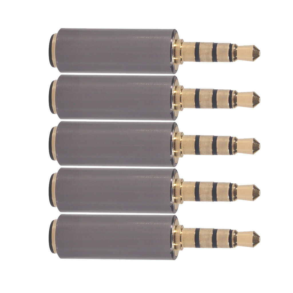 5pcs 3.5mm Microphone Audio   Mic Audio Headset   Plug Connector Part
