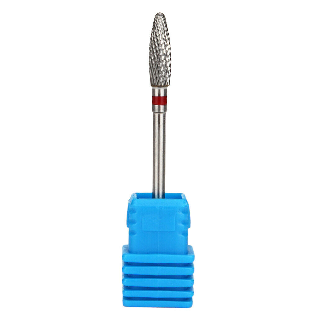 Nail Art Drill Bits Acrylic Gels Removal Electric Manicure Barrel Head Set 5