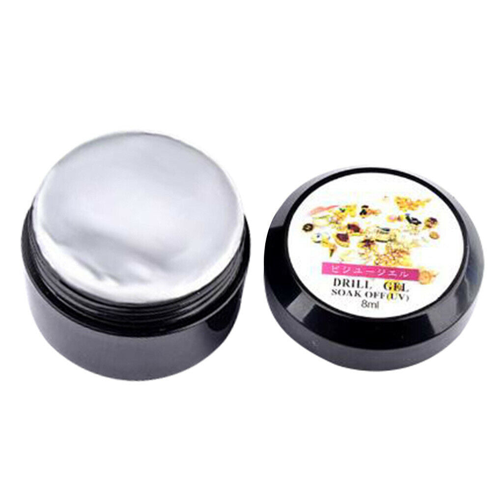 Professional Drill Gel Soak Off UV Nail Glue Nail Art Decoration Drill Gel