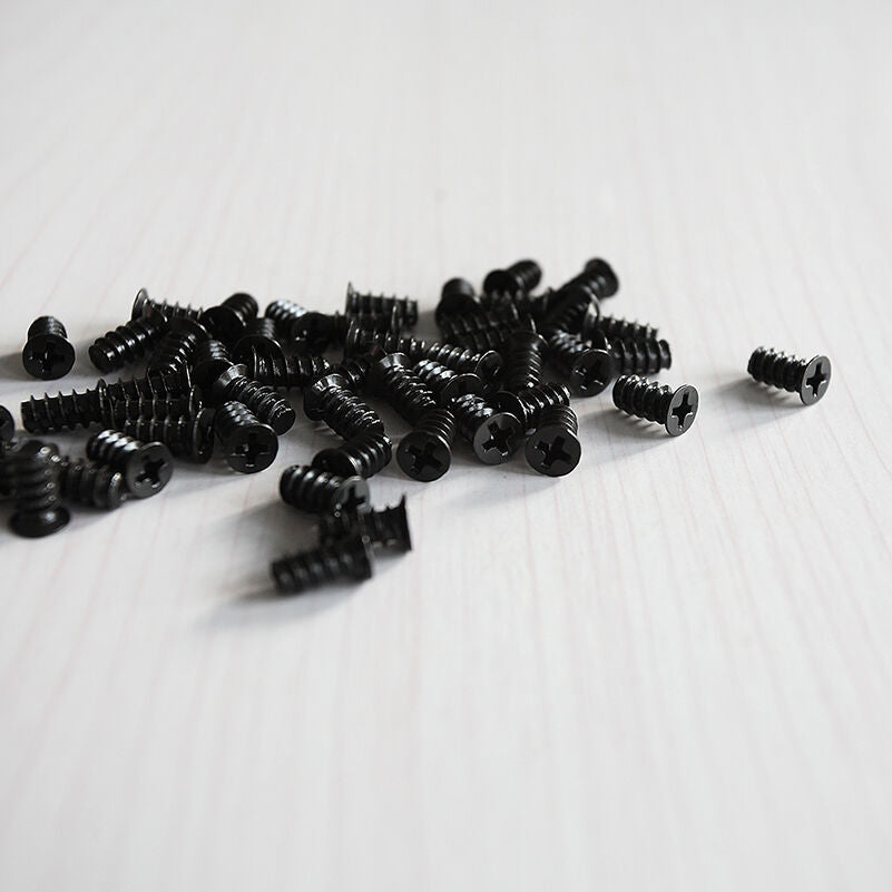 30x Black Computer PC Case Cooling Fan Durable Screw For Fan 60mm 80mm 120mm Pip
