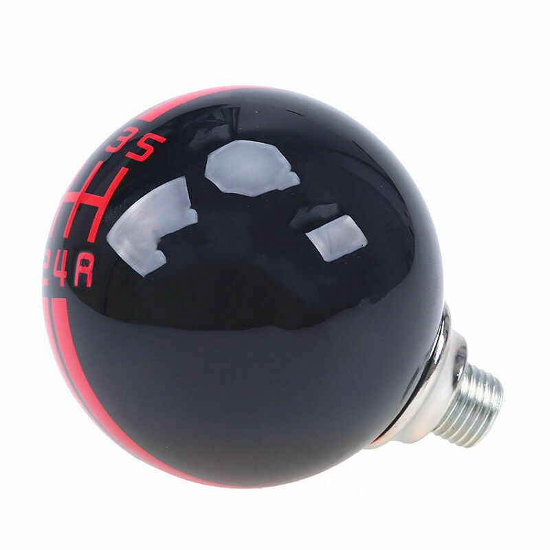 Universal Auto Aluminum Ball 5 Speed Manual Gear Stick Shift Knob Shifter Black