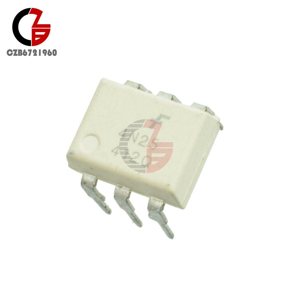 10Pcs 4N25 4N25M DIP-6 Optoisolators Transistor DIP NEW FSC