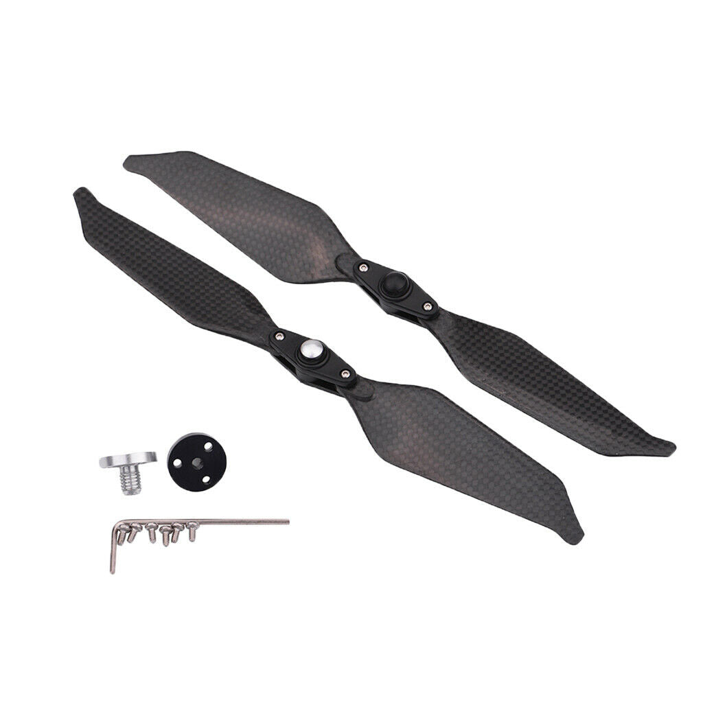 2x Folding Carbon Fiber Propellers 2  For DJI Phantom 4 / Pro Drones