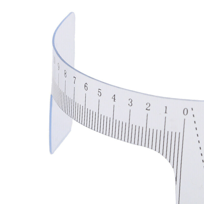 4pcs Reusable Permanent Eyebrow Ruler Tattoo Stencil Brow Grooming Measure ToSJ