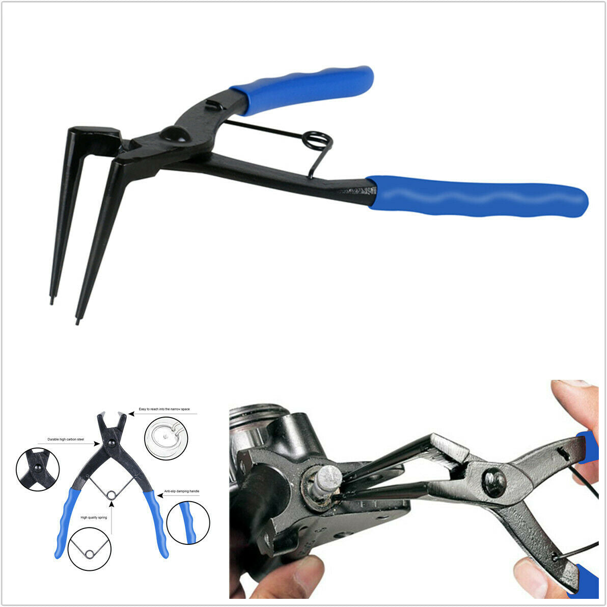 Multitool Pliers Circlips Snap Ring Grip Plier Internal Ring Remover 90° Bending